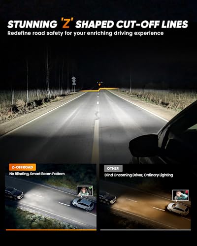 Z-OFFROAD LED Headlights Assembly DOT Approved with DRL Turn Signal Hi/Low Sealed Beam Side Marker Compatible with 2003-2006 Chevy Silverado Avalanche - Image 4