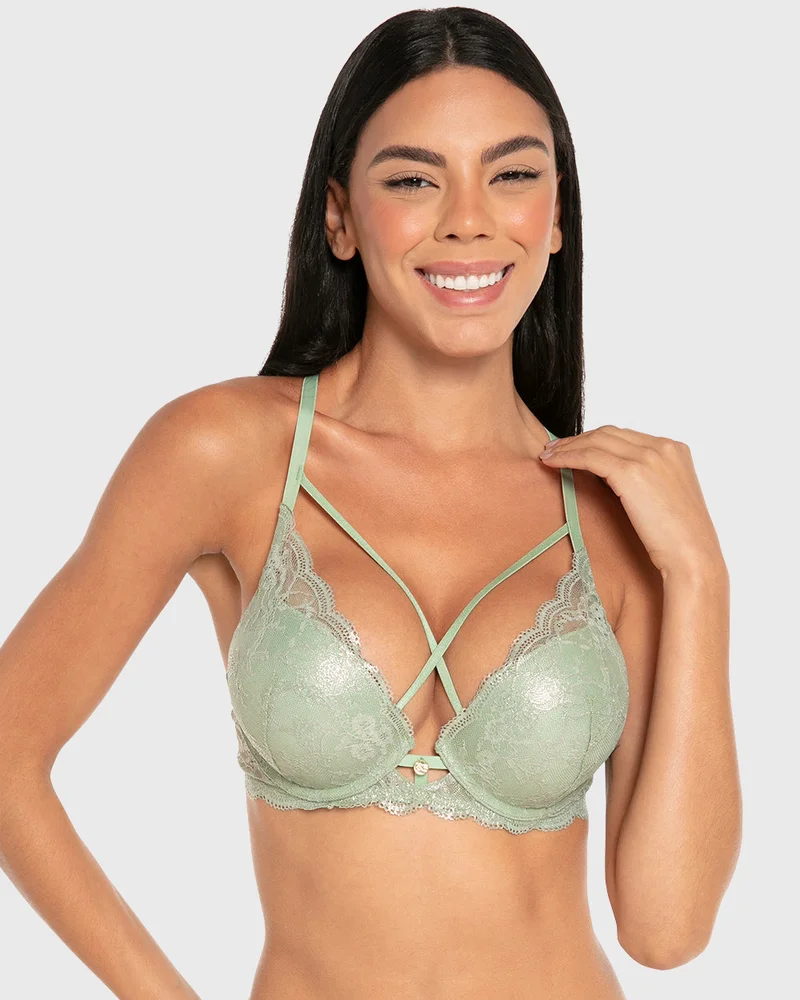 ايسلا اند ايفي Isla & Evie Lace Double Push-Up Plunge Bra