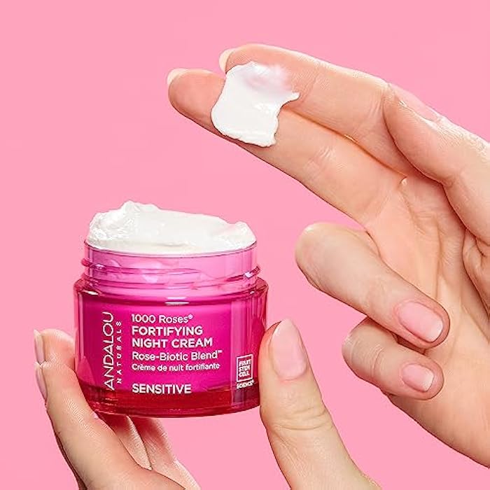 Andalou Naturals 1000 ROSES® Fortifying Night Cream - Image 2