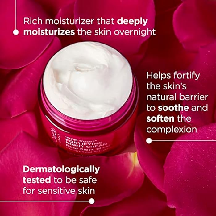 Andalou Naturals 1000 ROSES® Fortifying Night Cream - Image 3