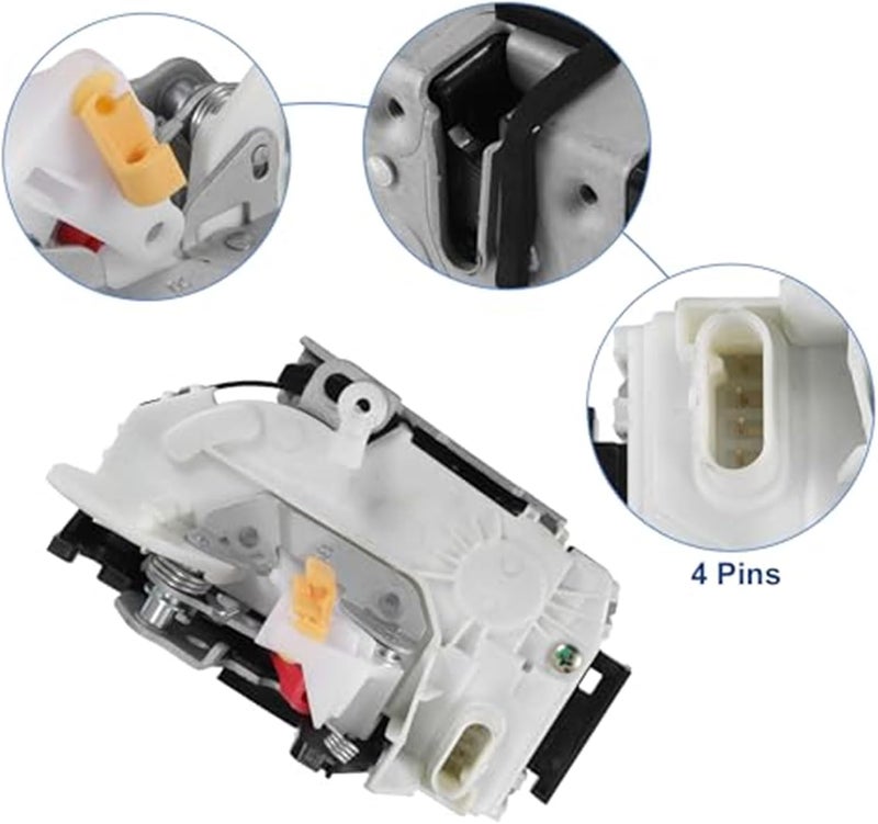 Wivplex Front Right Power Door Lock Latch Actuator for Ram 1500 - Image 2