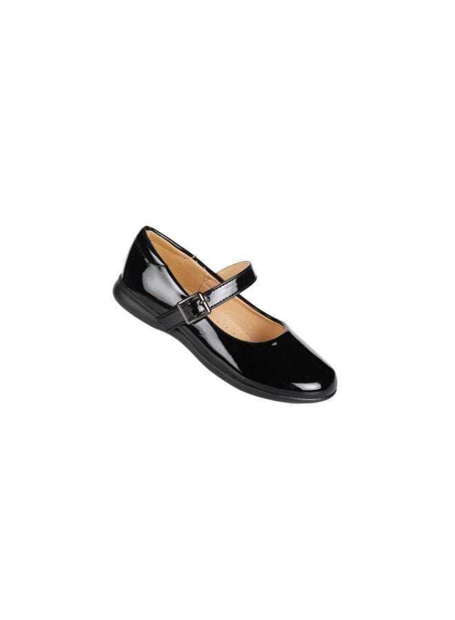 Ninos 103-84 Ninos Girls School Shoes Black 626-08L  - Image 1