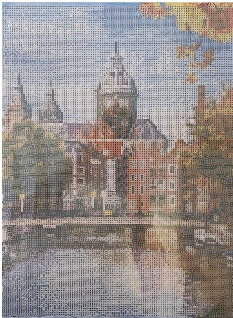 استراتيجية لوحة فنية بألماس دائري خماسي الأبعاد يمكنك صنعها بنفسك متعدد الألوان - Image 2