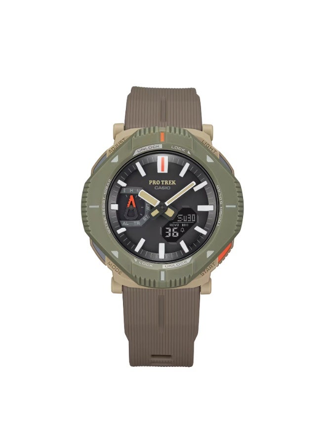 Casio Pro Trek PRJ-B001-5D Tough Solar Bluetooth Men’s Outdoor Watch with Bio-Based Resin Band, 100M Water Resistant - Image 3