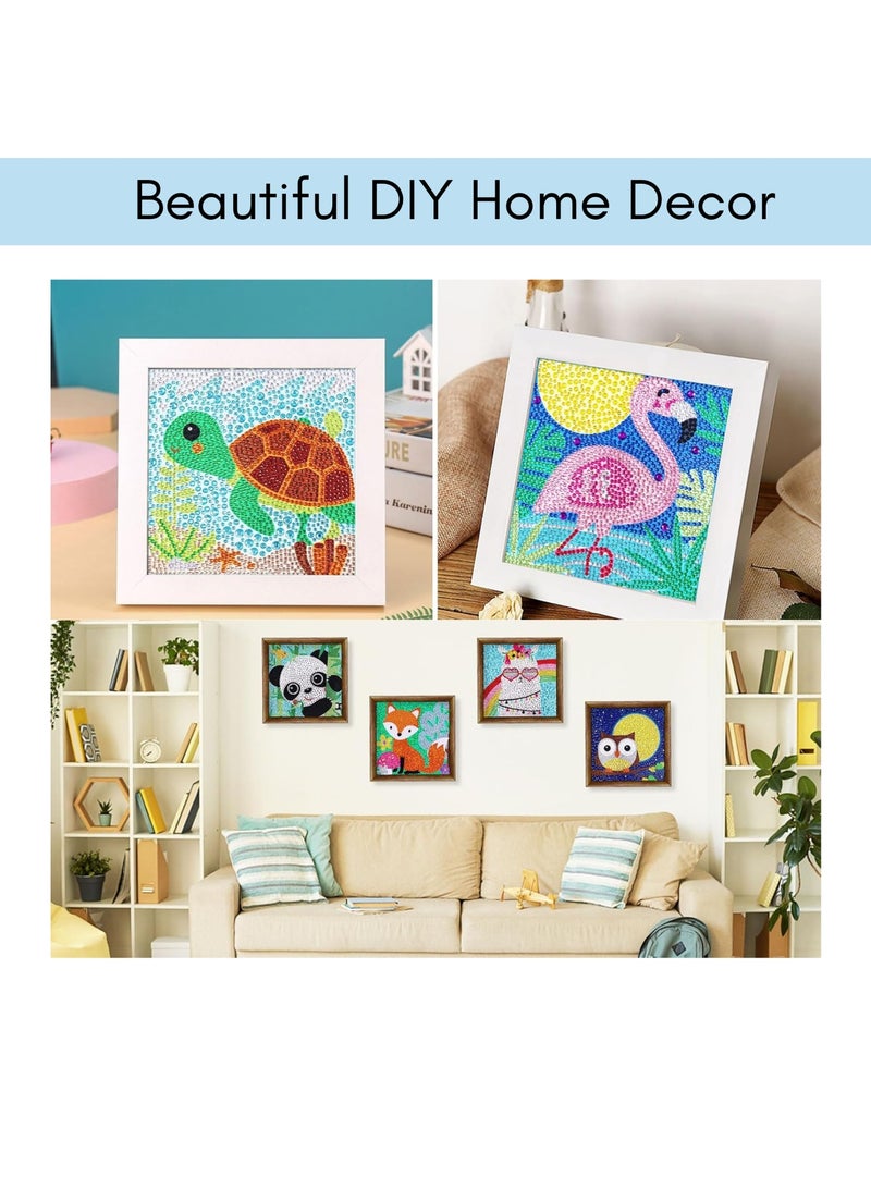 فيو مجموعة فن الماس المكونة من 30 سم، عبوة واحدة، متنوعة، لفتيان وفتيات، مجموعة لصق فنية إبداعية بالماس، مجموعة للأرقام للأطفال والمبتدئين البالغين، فن الماس للأطفال من سن 6 إلى 12، حرفة سهلة بألوان زاهية، فن الموزاييك الكريستالي، زينة للمنزل وغرفة الأطفال، هدايا عيد الميلاد للفتيان، هدايا للفتيات، هدايا للحفلات، حشو حقائب الهدايا، 30 سم - Image 4