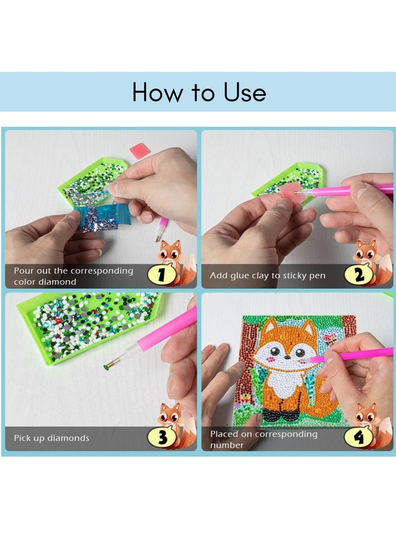 فيو مجموعة فن الماس المكونة من 30 سم، عبوة واحدة، متنوعة، لفتيان وفتيات، مجموعة لصق فنية إبداعية بالماس، مجموعة للأرقام للأطفال والمبتدئين البالغين، فن الماس للأطفال من سن 6 إلى 12، حرفة سهلة بألوان زاهية، فن الموزاييك الكريستالي، زينة للمنزل وغرفة الأطفال، هدايا عيد الميلاد للفتيان، هدايا للفتيات، هدايا للحفلات، حشو حقائب الهدايا، 30 سم - Image 5