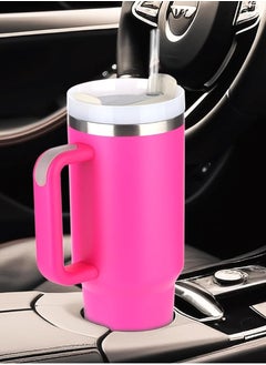 TIGER Tumbler with Handle – Insulated Stainless Steel Travel Mug with Lid, Straw, Leak-Proof, Vacuum Insulated, Keeps Drinks Cold & Hot for Hours – Reusable Travel Mug for Coffee, Tea, and Beverages  - Image 4