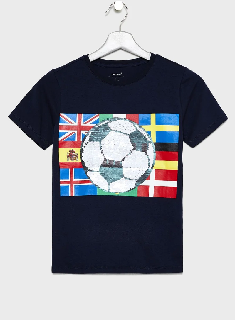 NAME IT Kids Reversible Sequin T-Shirt