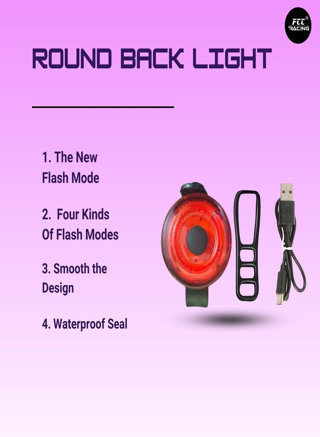 FCCRACING Round Back Light and Front Mouse Light Combo for Bicycle - Image 4