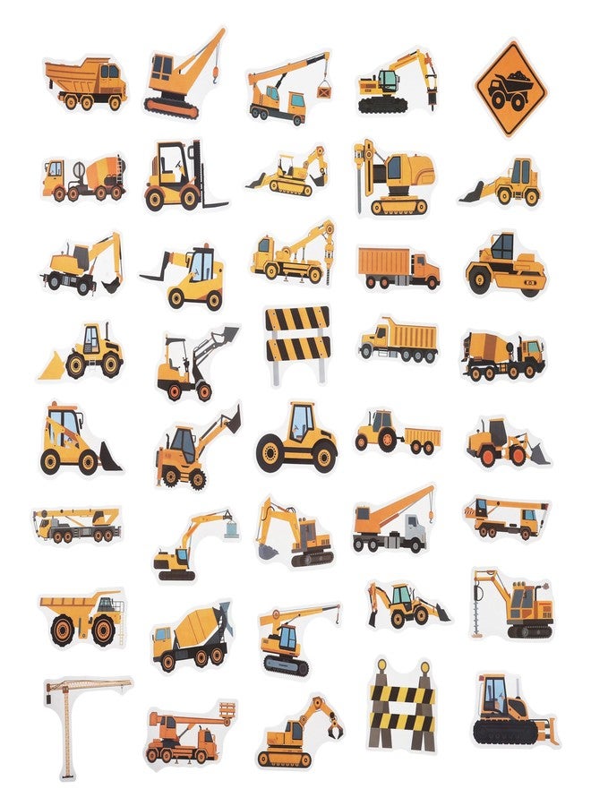 Cleverplay 100 Pack Construction Stickers, Construction Party Favors, Birthday Decorations - Image 2