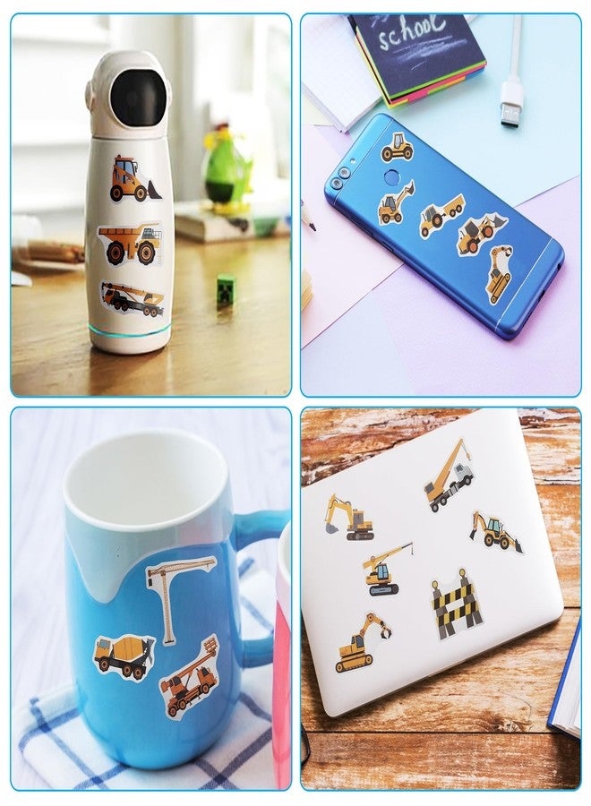 Cleverplay 100 Pack Construction Stickers, Construction Party Favors, Birthday Decorations - Image 4