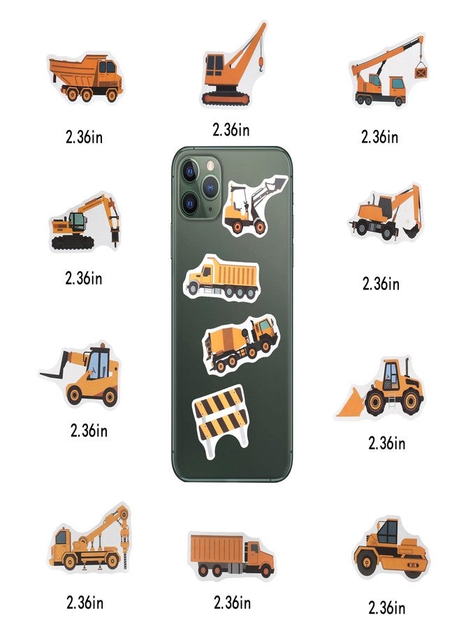 Cleverplay 100 Pack Construction Stickers, Construction Party Favors, Birthday Decorations - Image 5