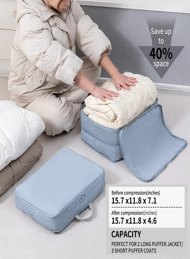 TAGUDA Expandable Compression Packing Cubes for Travel, Compression Cubes for Suitcases, Travel Accessories Storage Bag Luggage Packing Organizers (2) - Image 5