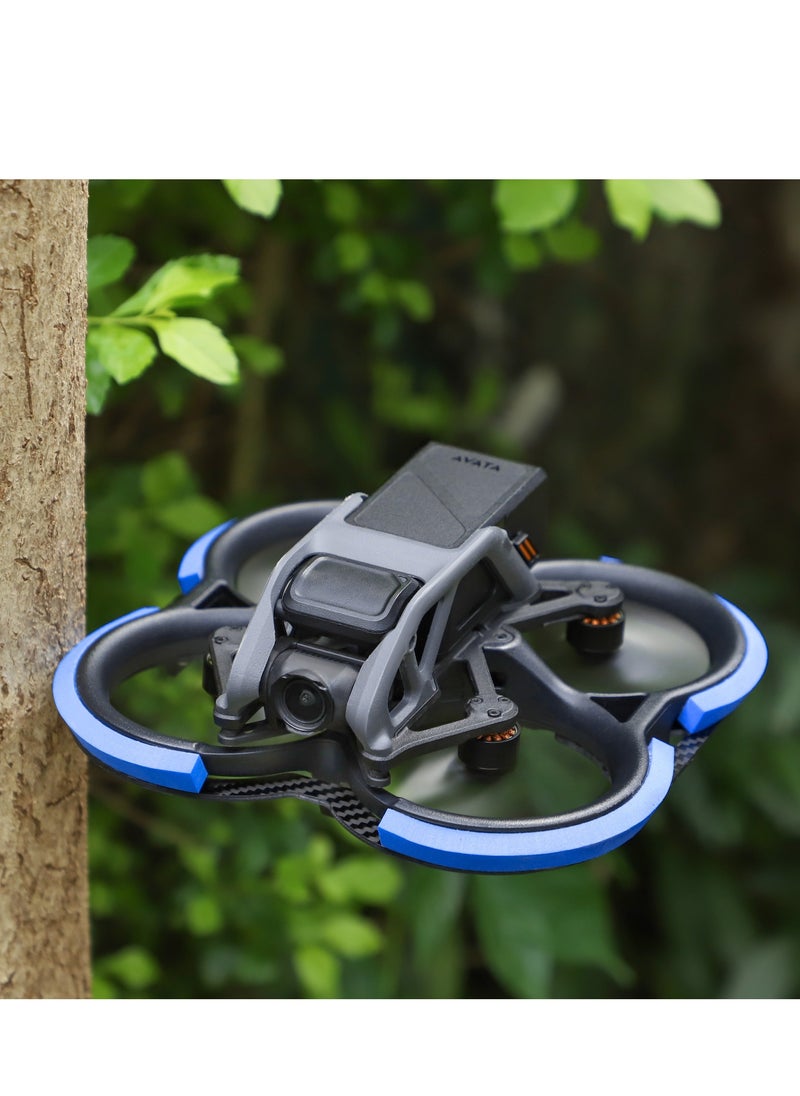 SYOSI حلقة حماية واقية لحارس المروحة DJI أفاتا، EVA مضادة للسقوط والخدش، متينة، غطاء واقي مضاد للتصادم، مجموعة حلقات عازلة للطائرات بدون طيار، واقيات للصدمات لجهاز DJI أفاتا  - Image 4