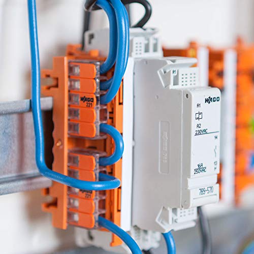 WAGO Connection Terminals 221-415 | 5 Conductors, up to 4 mm², Pack of 25, Compact Cable Connector with Levers for All Conductor Types Worldwide, Confirmed Application Safety - Image 5