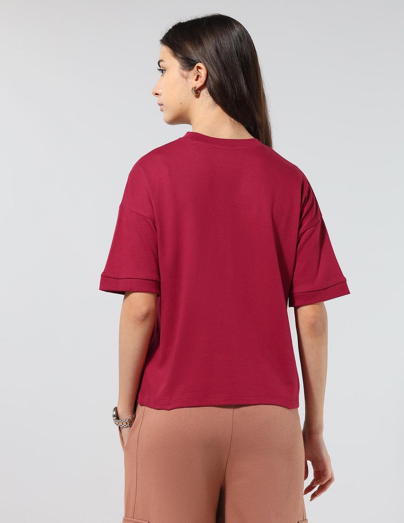 U.S. Polo Assn. HIGH Neck Boxy Crop TEE - Image 5