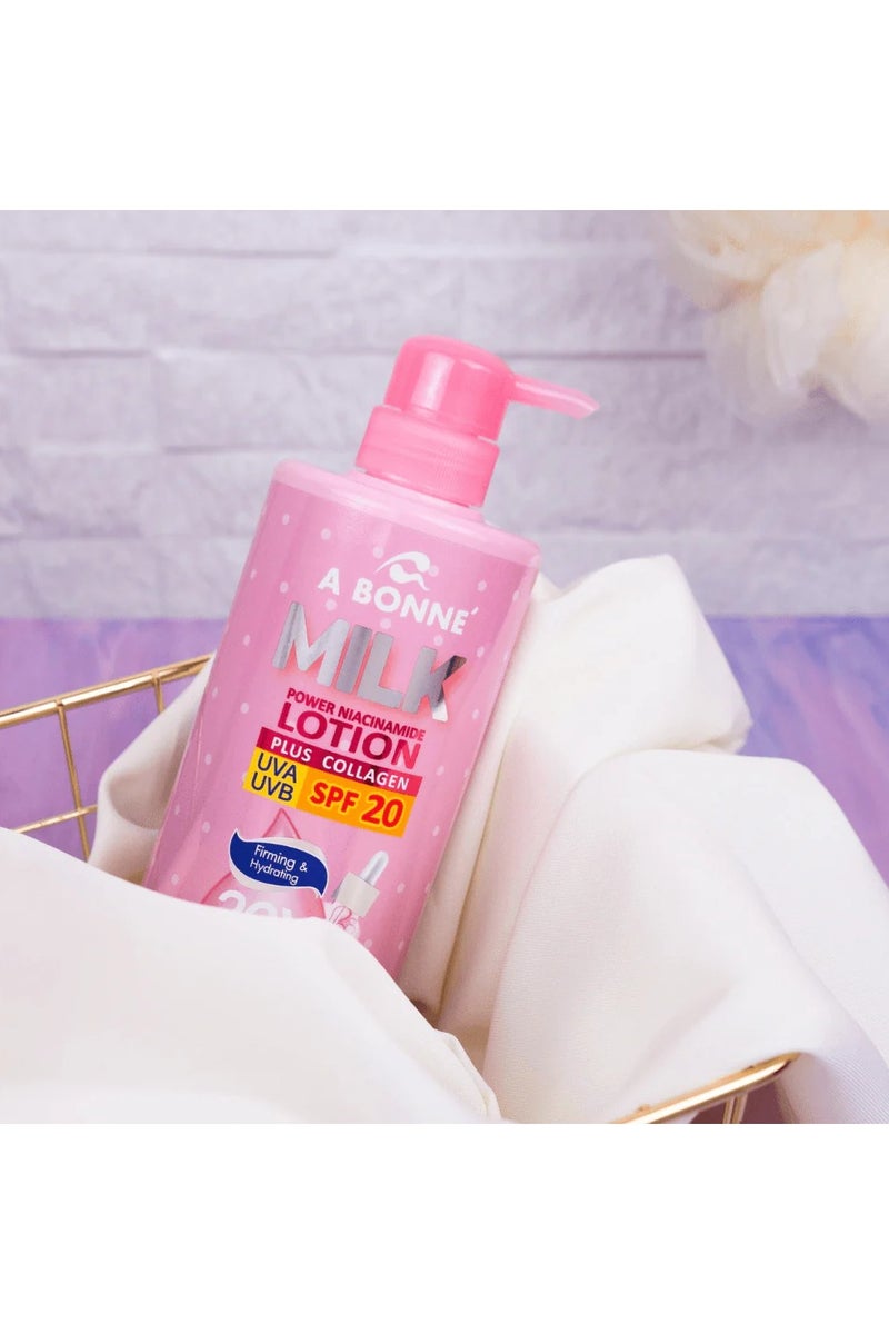 A BONNE Milk Power Niacinamide Lotion Spf 20 500 ML - Image 3