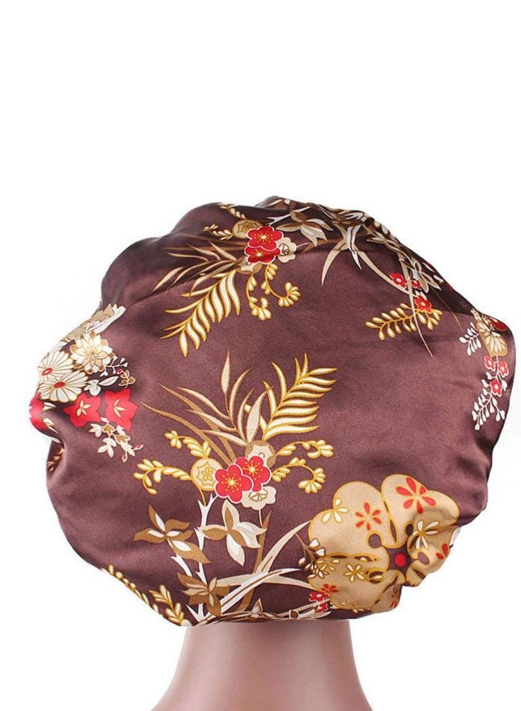Y&D Mobestech 3Pcs Sleep Night Caps Wide Band Silk Satin Bonnet Head Cover Soft Hair Turban Chemo Loss Hats for Women - Image 2