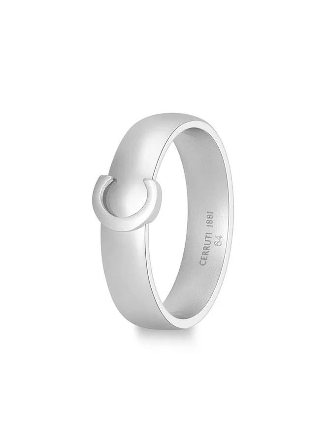 CERRUTI 1881 Luigi Stainless Steel Ring for Men 64mm