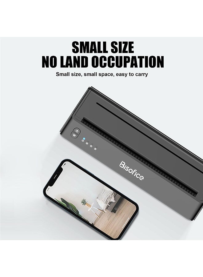 Tattoo Stencil Printer Machine with 10 Transfer Paper Thermal Printing Tattoo Pattern Copier 216mm/210mm Paper Size Smart APP Control Ideal for Artists Amateurs
