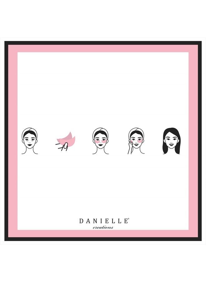 Danielle Puffiness No More Hydrogel Undereye Masks, 6 Pairs, Collagen & Cucumber, 6 Piece - Image 3