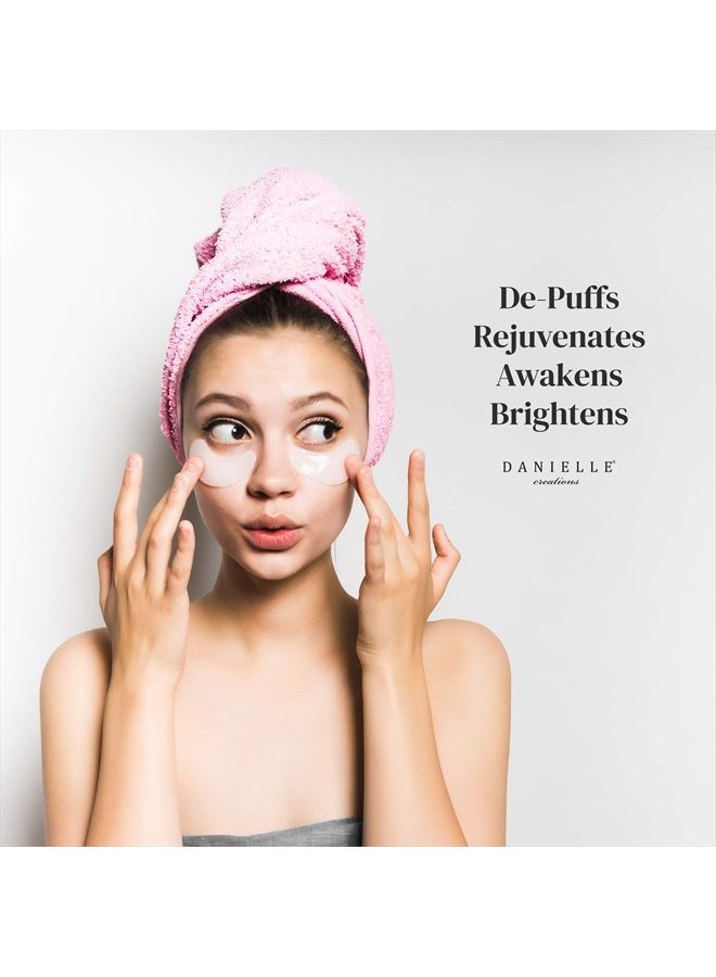 Danielle Puffiness No More Hydrogel Undereye Masks, 6 Pairs, Collagen & Cucumber, 6 Piece - Image 2