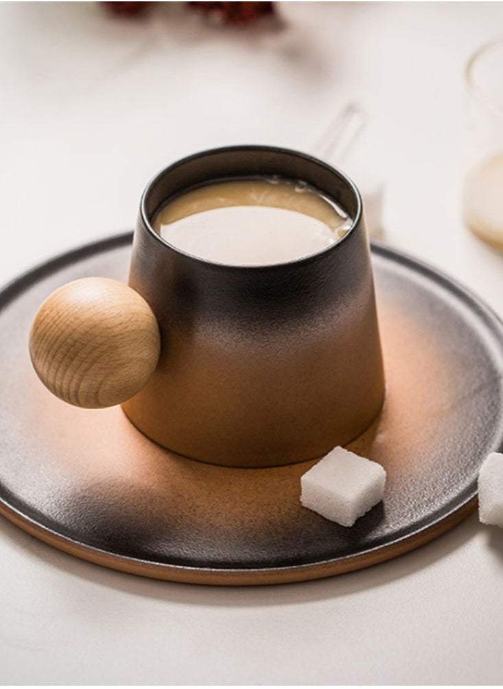 Generic Creative Retro Coffee Cup Set With High-end and Exquisite Gift Box Packaging Design  - Image 2
