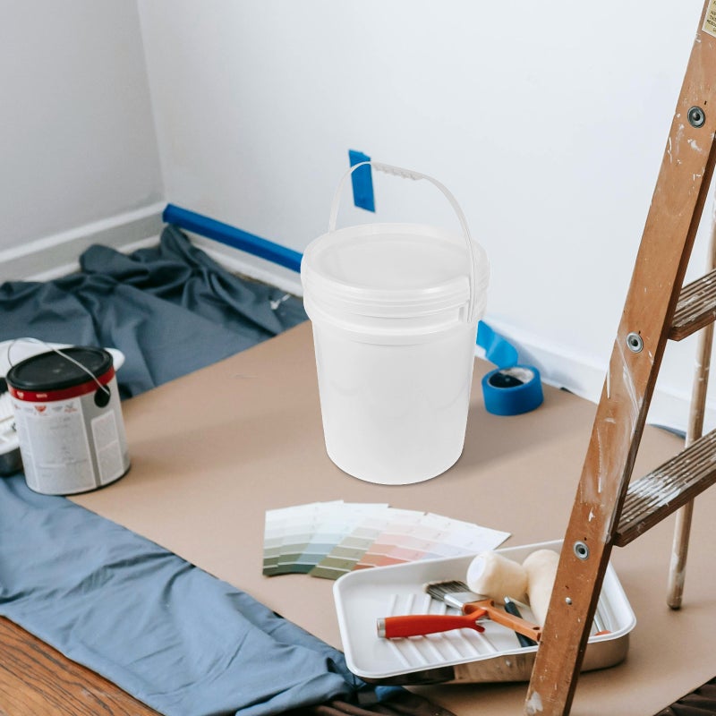 Storage Bucket Bucket Bucket Pail Container With Airtight Lid (25L) - Image 5
