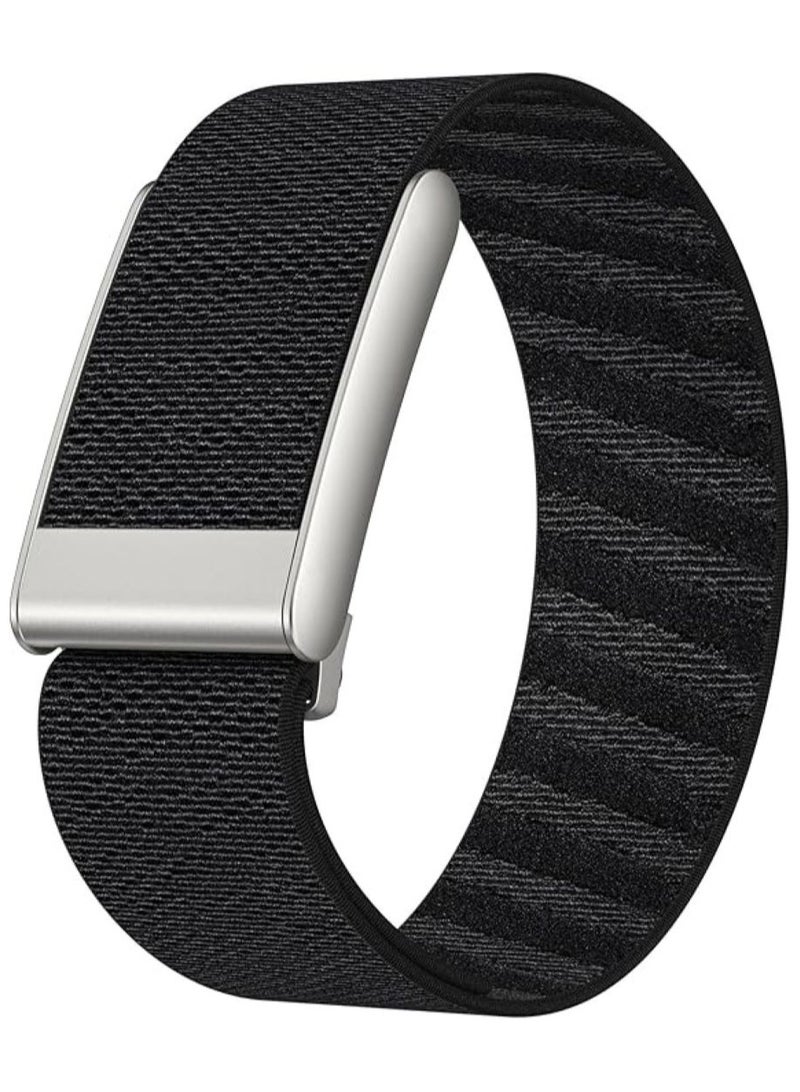SuperKnit Band Strap for WHOOP 5.0/MG, One, Peak Devices – ECG Compatible Ultra-Soft, Adjustable & Stylish Band with U-Shape Silver Connector - Image 1