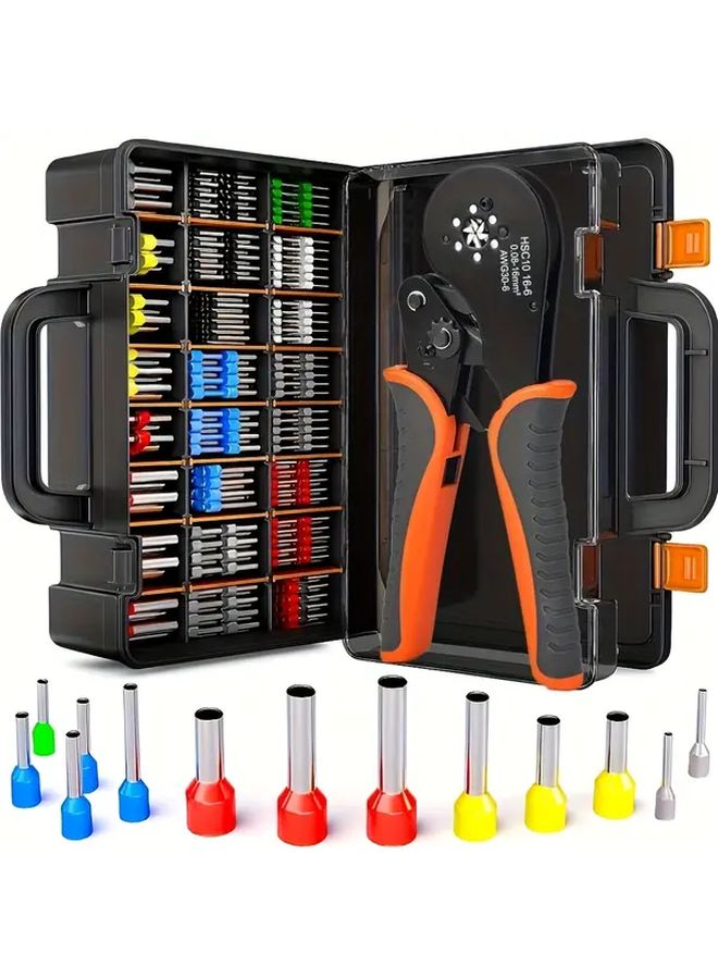 16 6 أداة كماشة العقص مجموعة لأدوات 0.08-16 مم² AWG30-5 وصلات الكابلات المعزولة بـ PVC - Image 3