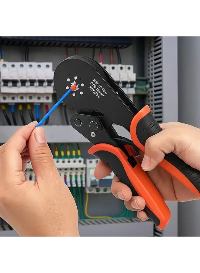 16 6 أداة كماشة العقص مجموعة لأدوات 0.08-16 مم² AWG30-5 وصلات الكابلات المعزولة بـ PVC - Image 2