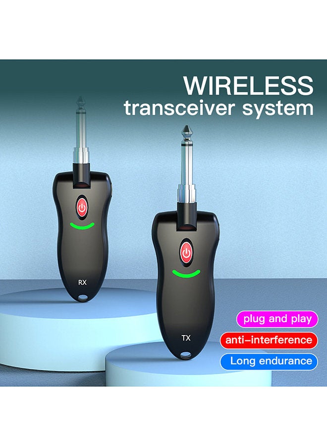 2.4G Wireless Guitar System Rechargeable Guitar Transmitter Receiver Set UHF - Image 3