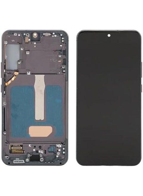 for Galaxy S22 Ultra Screen Replacement, TFT LCD Display Digitizer Full Assembly with Frame, Phone Screen Replacement Set with Repair Tools