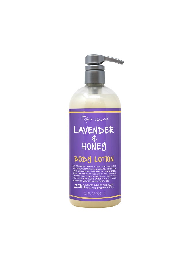 Renpure Lavender Honey Body Lotion 24 Ounce - Image 2