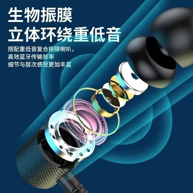 Popular Hanging Neck Bluetooth Headset Wireless Sports Ultra-Long Standby Heavy Bass Bluetooth Earbuds Factory Ready Stock - Image 5