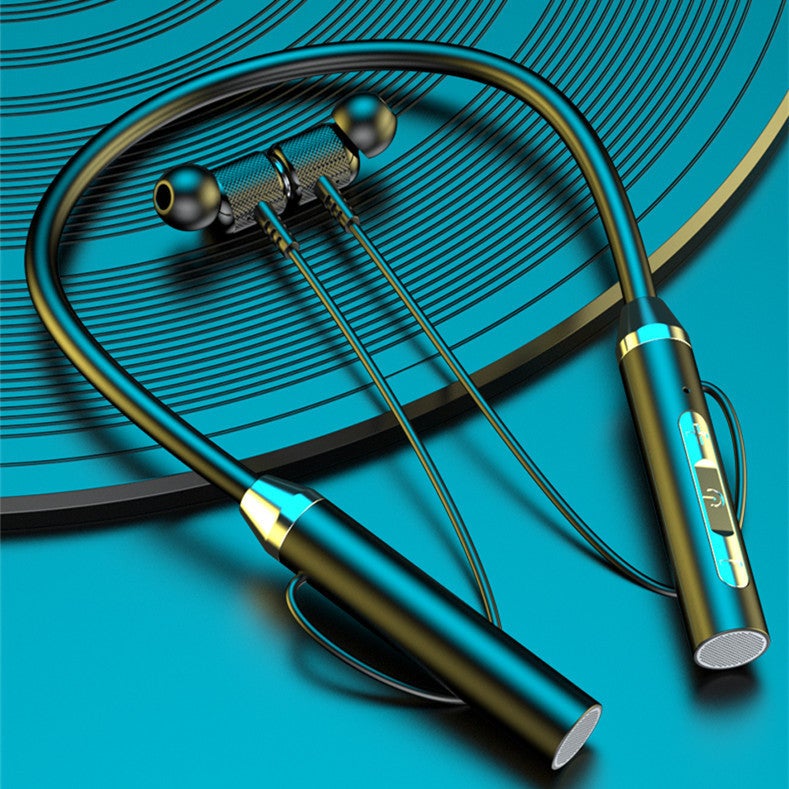 Popular Hanging Neck Bluetooth Headset Wireless Sports Ultra-Long Standby Heavy Bass Bluetooth Earbuds Factory Ready Stock - Image 2