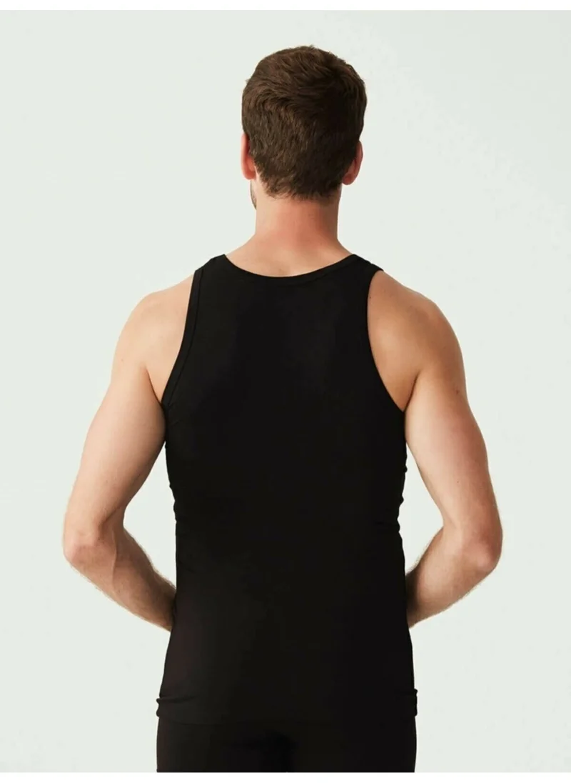 يو اس بولو اسن 80188 Men's 2-Pack Black Undershirt