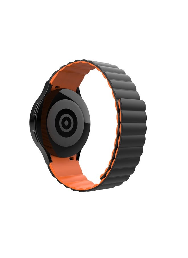 NIBEMINENT - Samsung Galaxy Watch 4/5 Silicone Magnetic Strap - Image 1