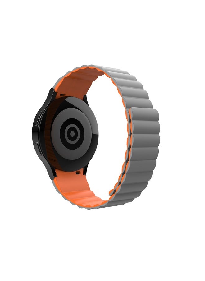 NIBEMINENT - Samsung Galaxy Watch 4/5 Silicone Magnetic Strap - Image 1