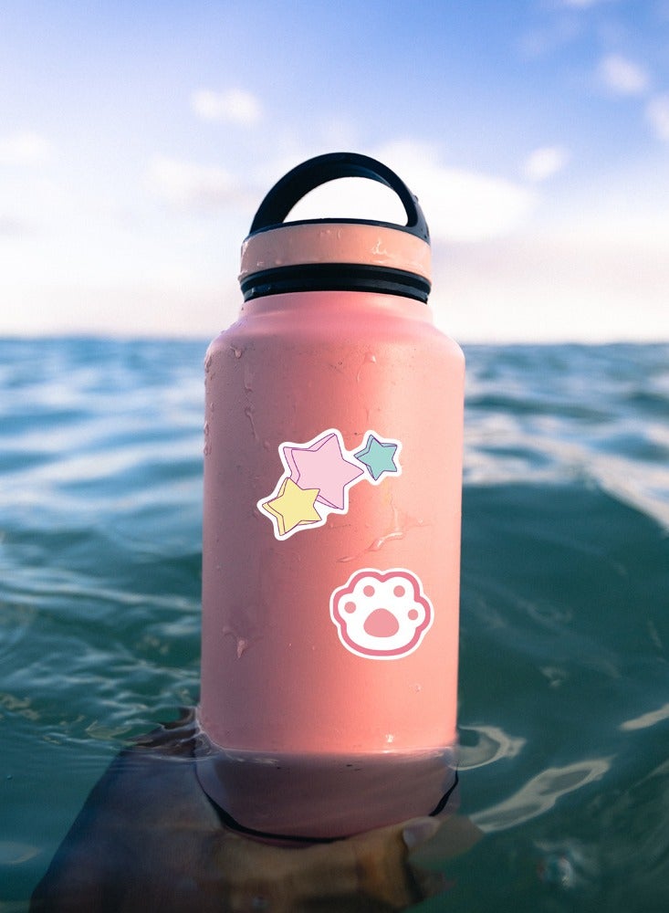 Rabbit Stickers Girls Pink, Gift for Children Teens Adults Kids, Waterproof Cute Cartoon Stickers Scrapbook Water Bottle Vsco Laptop Skateboard Journal Bicycle DIY Decals (Rabbit Stickers 1) - Image 4