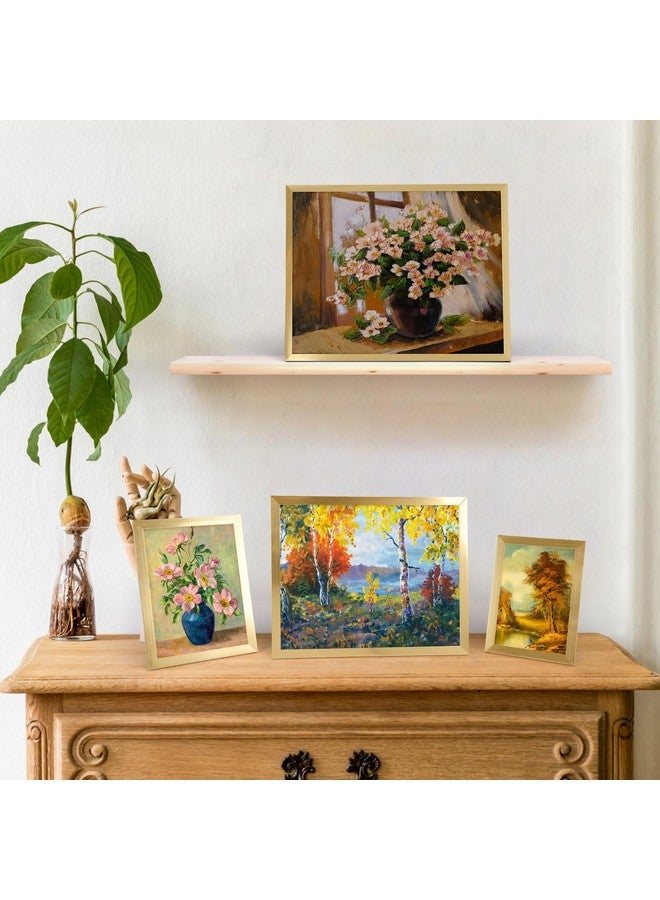 Giftgarden 16 Pack Gold Picture Frames for Multi Sizes Photos, Assorted Set Including Two 11x14, Two 8x10, Six 5x7, Six 4x6, Gallery Collage Frame for Wall or Tabletop Display - Image 3