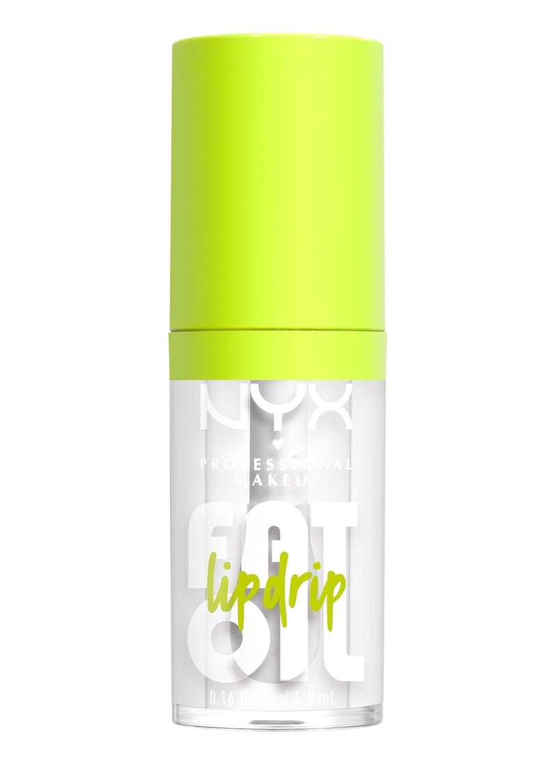 NYX PROFESSIONAL MAKEUP - Fat Oil Lip Drip Moisturizing Lip Gloss - clear 4.8ml - Image 1