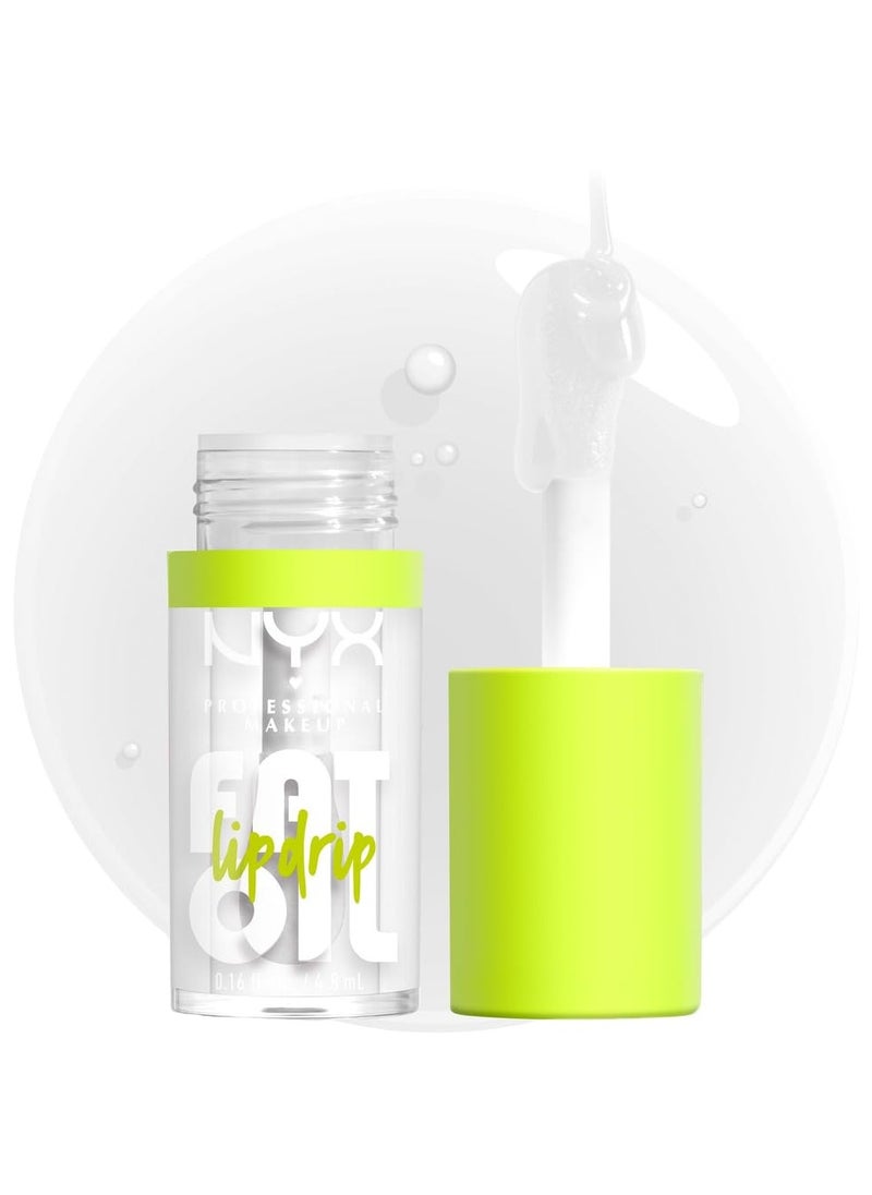NYX PROFESSIONAL MAKEUP - Fat Oil Lip Drip Moisturizing Lip Gloss - clear 4.8ml - Image 1