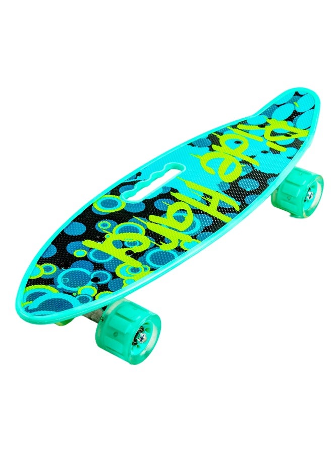 TOYAGATOR Colorful Mixed Shapes Skateboard - Cyan - 212-1 - Image 1