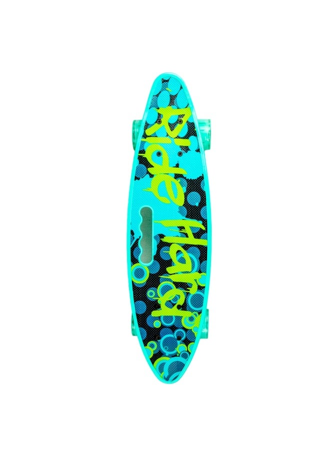 TOYAGATOR Colorful Mixed Shapes Skateboard - Cyan - 212-1 - Image 2