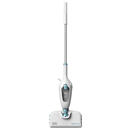 BLACK+DECKER FSMH13E5-QS 1300-Watt 5-in-1 Steam Mop with 99.9% germ protection (White/Blue) - Image 1