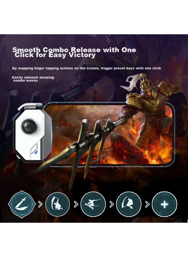 ISKA Yisika Mobile Game Controller, Pubg Assistant, Peace Elite Automatic Gun Press, Honor Of Kings, Honor Of Kings, Dnf, Naraka： Bladepoint Combo, Suitable For Android And Apple, H18 - Image 2