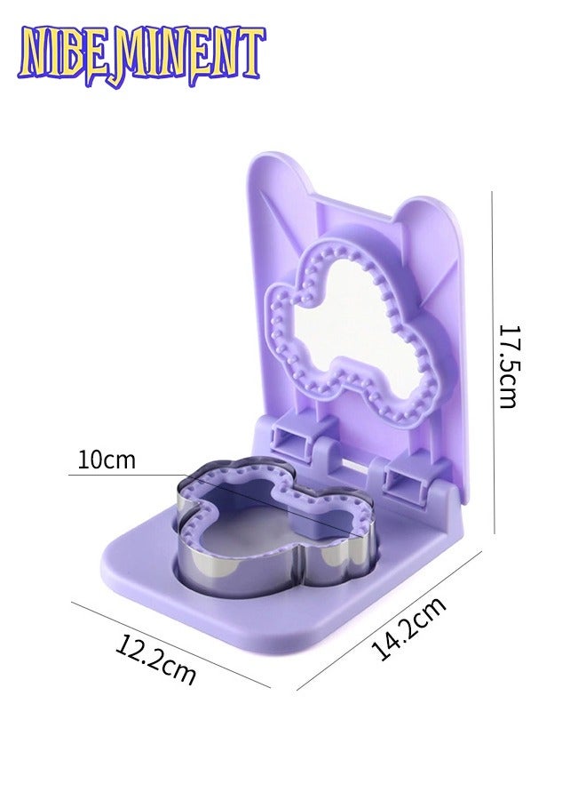 NIBEMINENT Sandwich Cutter Mold Toast Fruit Mold With Hand Protection Baking Tool - Image 1