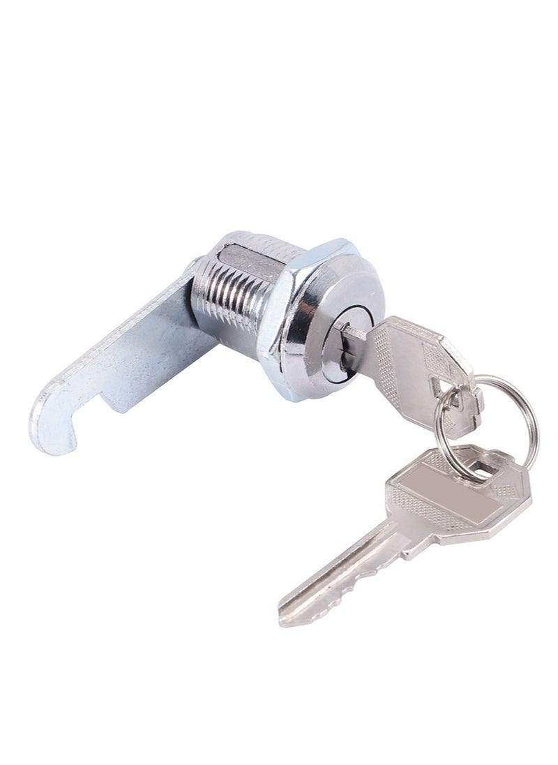 Generic 1Pack Cabinet Locks with Keys, Cam Lock Keyed Alike, Mailbox lock replacement Secure File Drawer Tool Box RV Door, Zinc Alloy  - Image 1