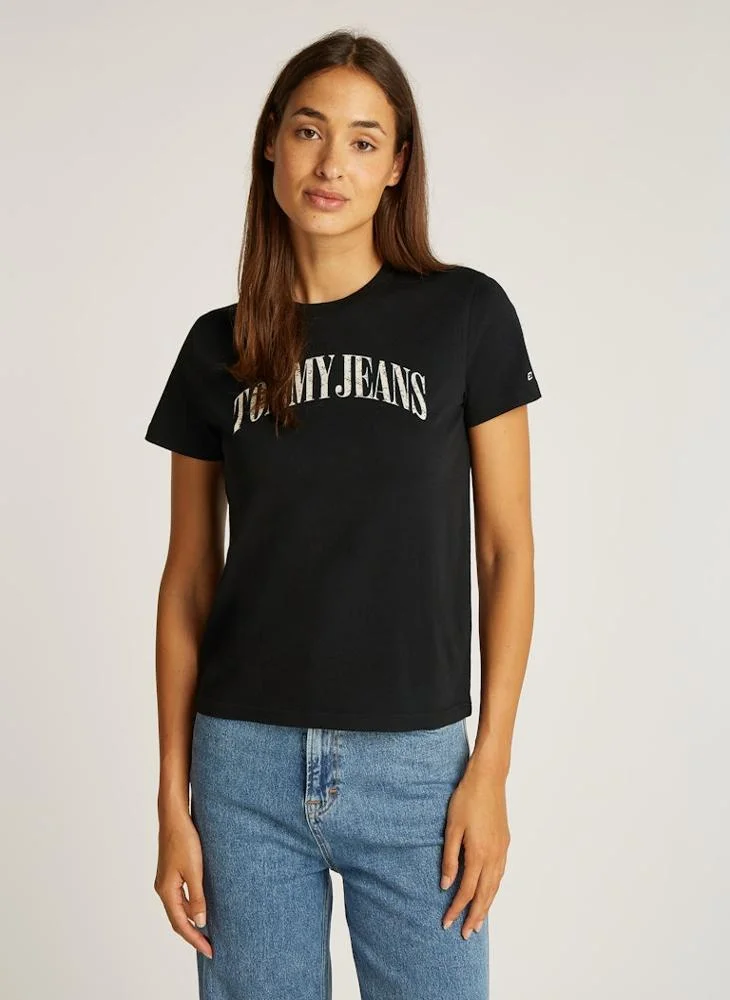 TOMMY JEANS Crew Neck Graphic T-Shirt